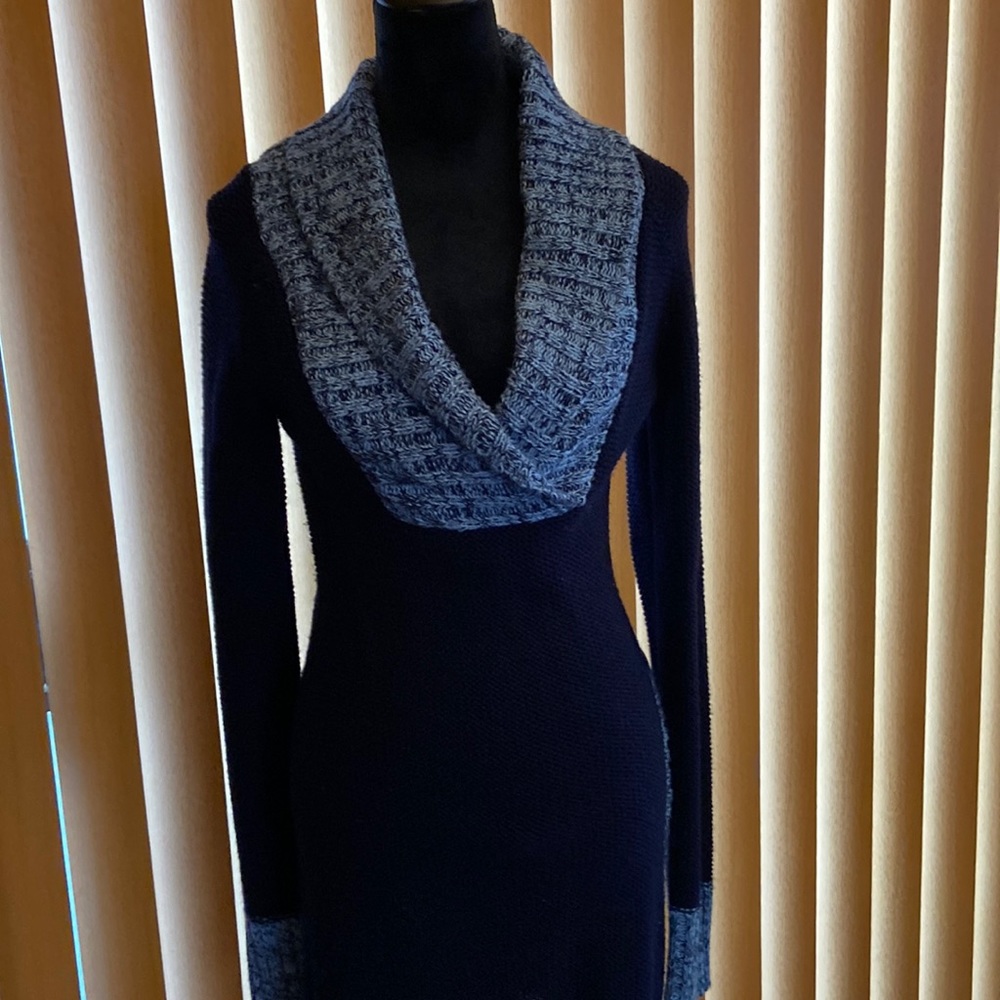 Blue Sweater Dress